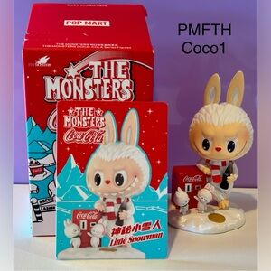 (Authentic) Popmart: The Monsters Coca-Cola Mini Figure - Little Snowman